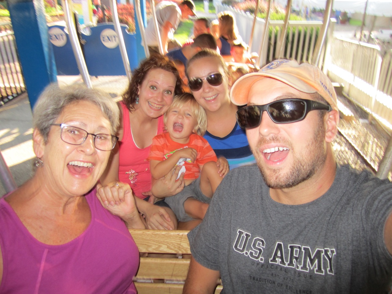 We had fun riding the miniature train