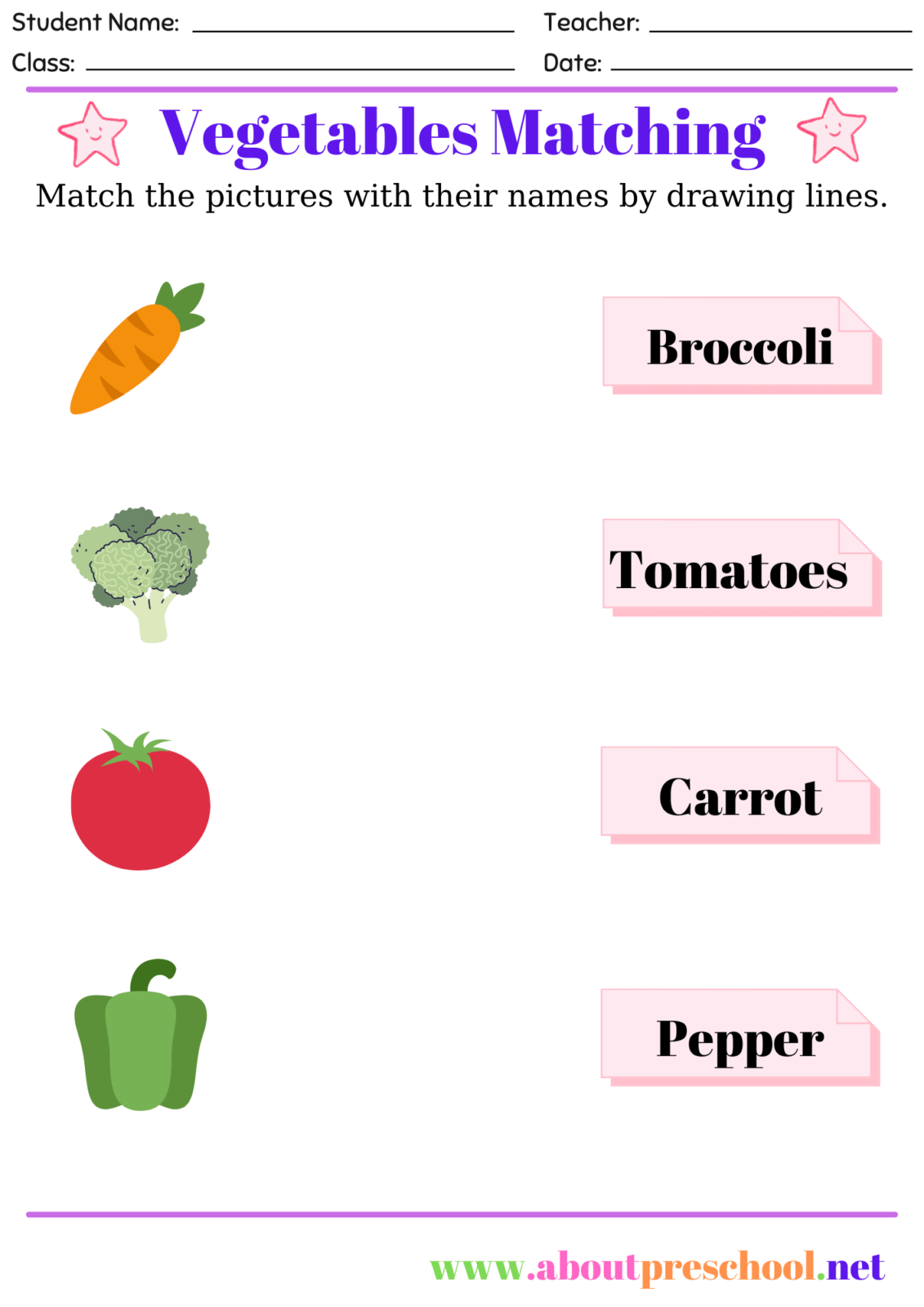 Alphabet Matching-3 - About Preschool