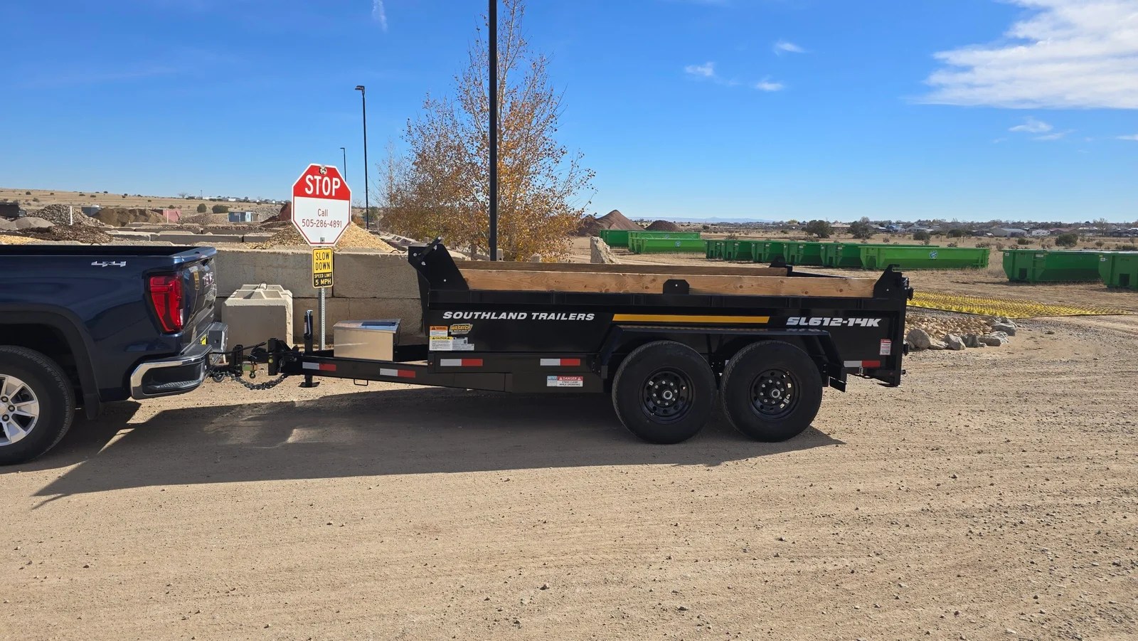 Trailer Rental ABQ Dump Trailer for Rent 2 (2)