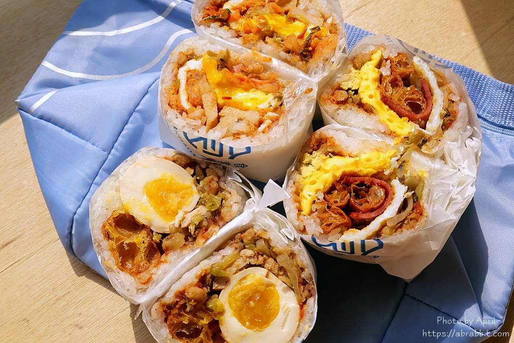 台中飯糰推薦-食客所美村南店，台中南區早餐 騎樓下的文青飯糰