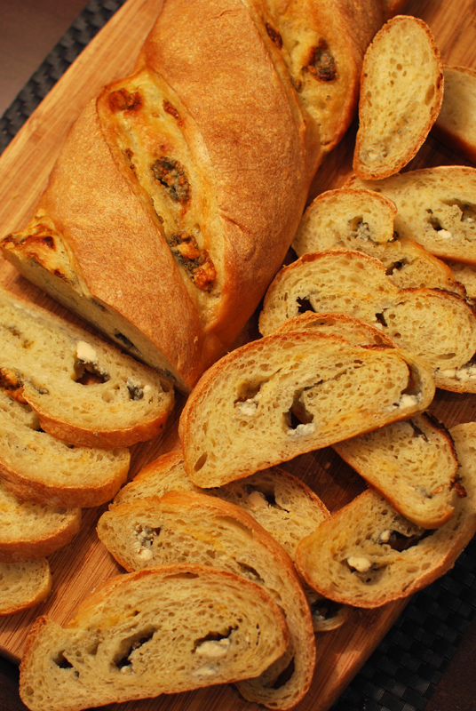 Blue cheese bread
