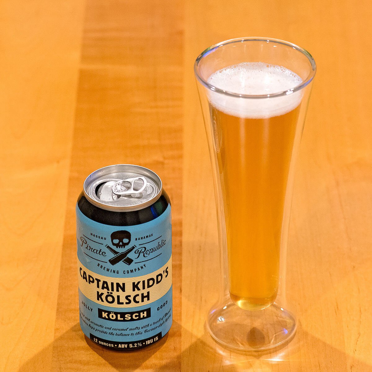 Captain Kidd's Kölsch, a German-style Kölsch by Pirate Republic Brewing Company