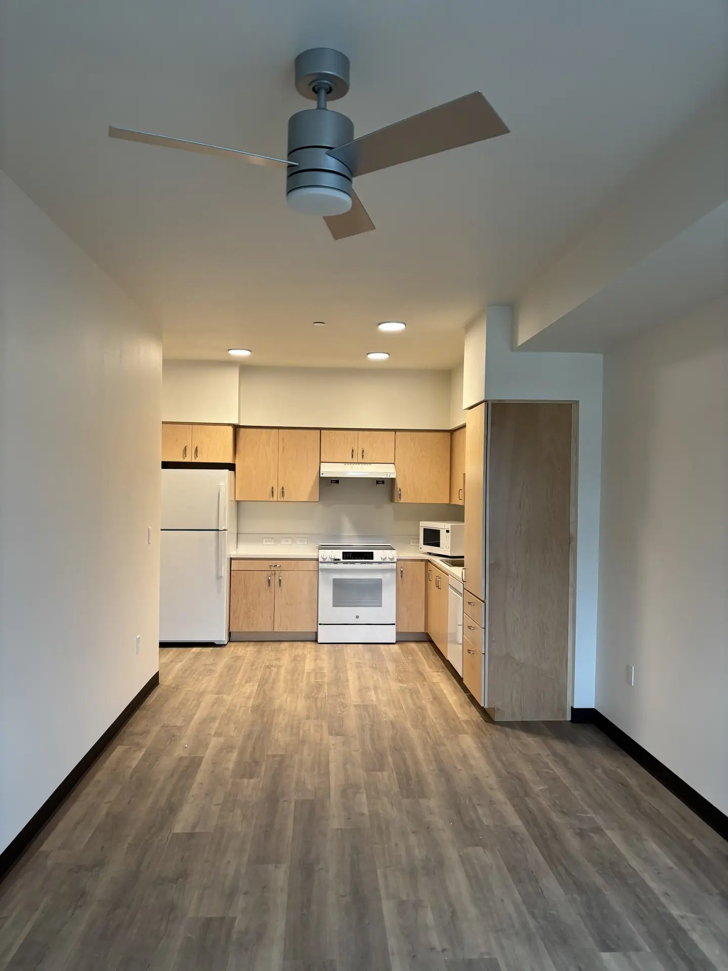 Interior photo of the Casa Roseland multifamily housing in Santa Rosa, a city in the Bay Area, California. Services provided here include ECC verifications and testing.