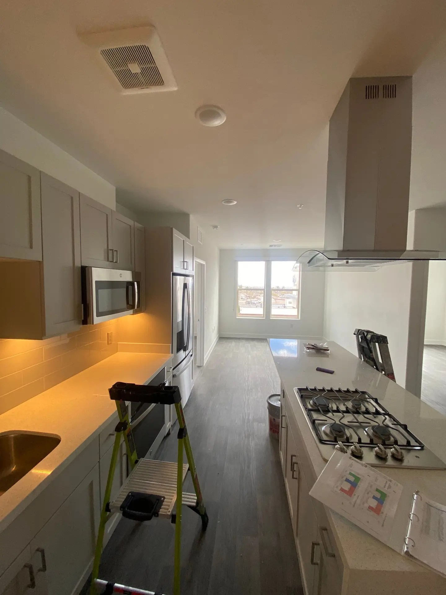 Interior photo of a multifamily unit at the Deer Springs apartments in Las Vegas. Services performed here include HERS ratings for a new construction multifamily development.
