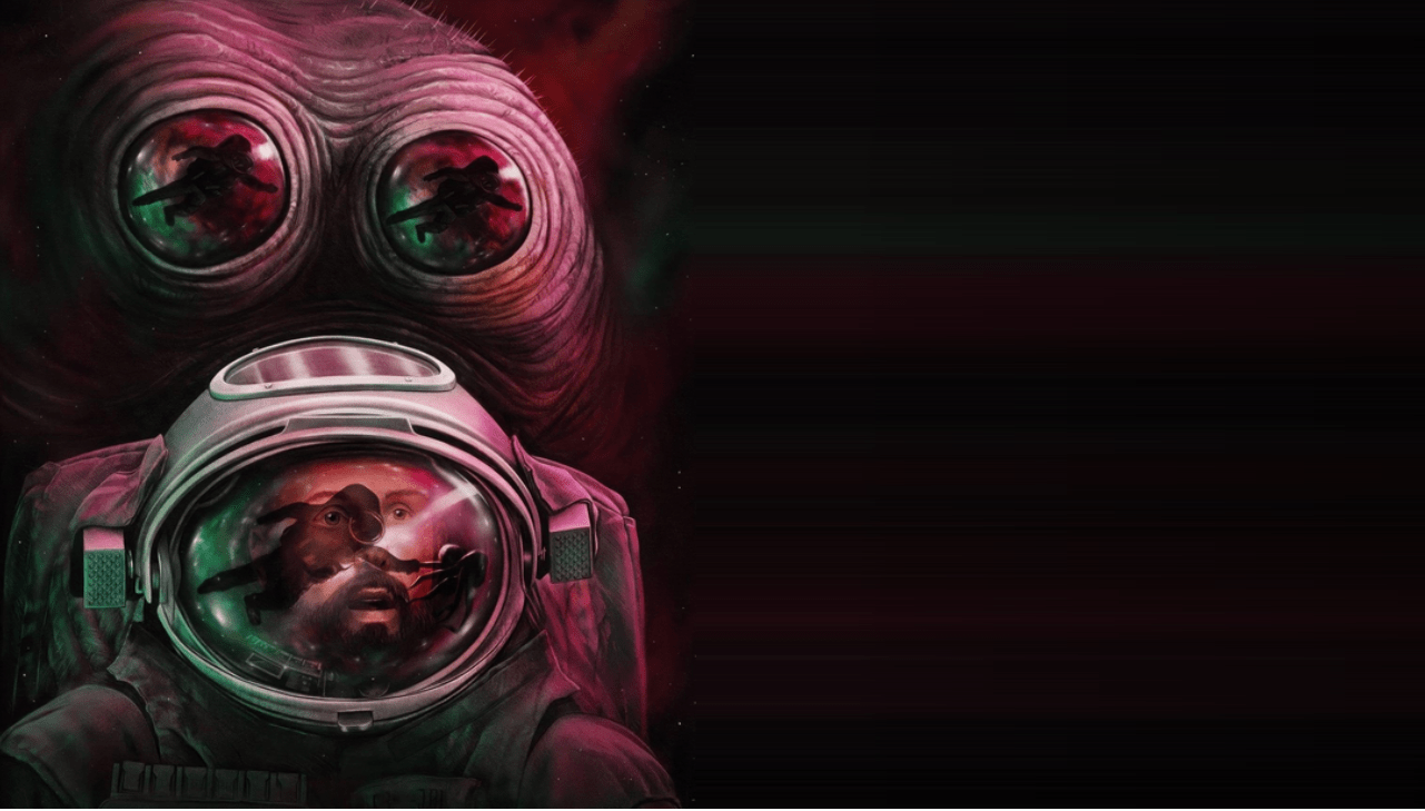 Poster for "Spaceman" starring Adam Sandler