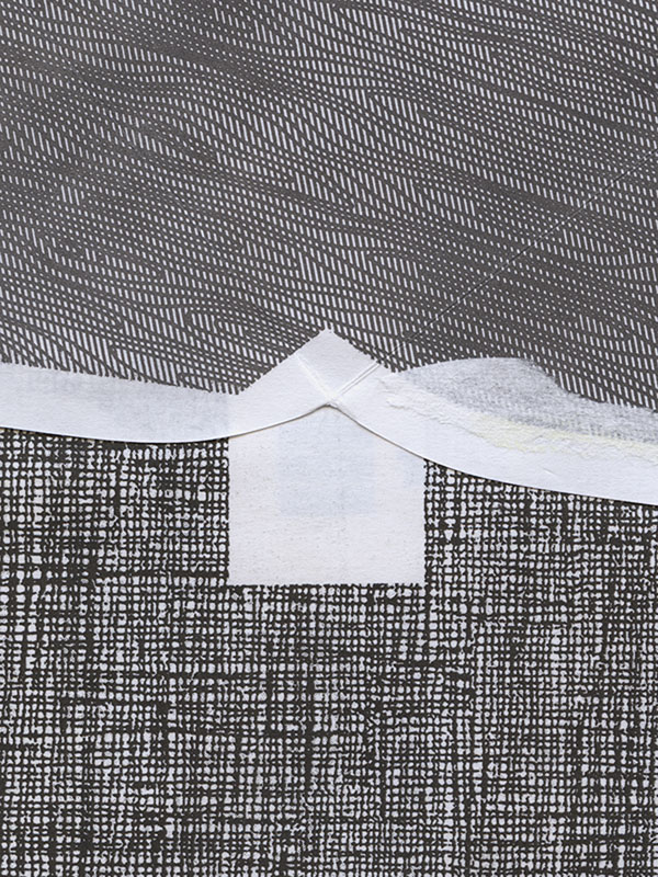 black and white envelope collage snail mail security, security envelope art