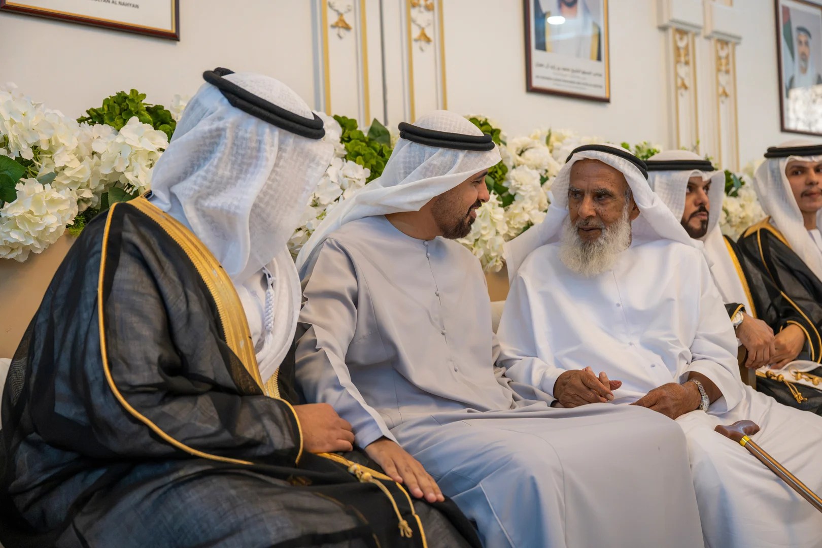 Nahyan bin Zayed and Theyab bin Mohamed bin Zayed attend Al Rashdi family wedding reception