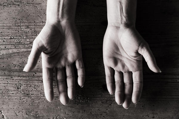 شكل راحة اليد