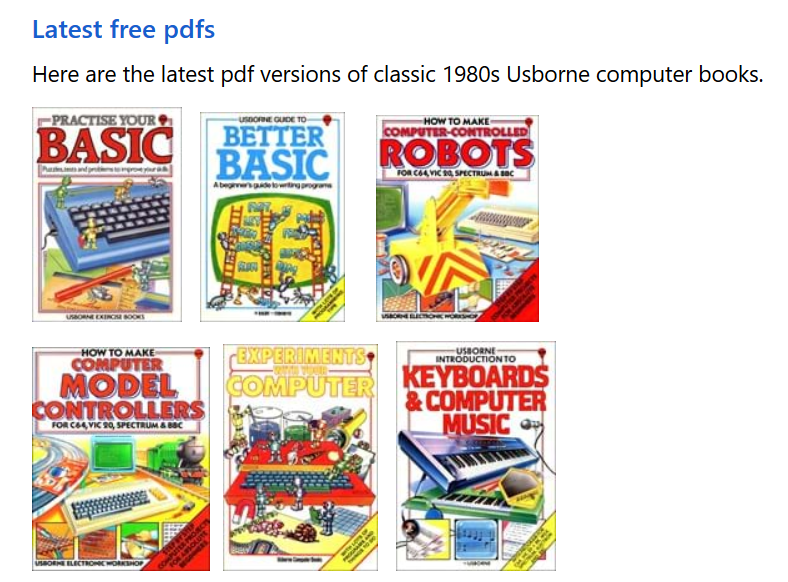 All formats available for pc, mac, ebook readers and other mobile devices. Download Usborne 1980 S Children S Coding Books