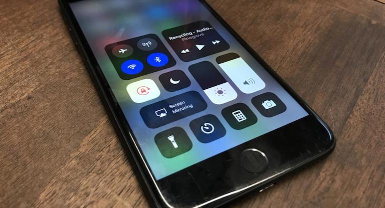 iOS 11 Wi-Fi Bluetooth