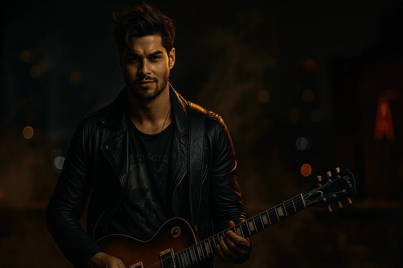 Abu Sayed is Playing Guitar