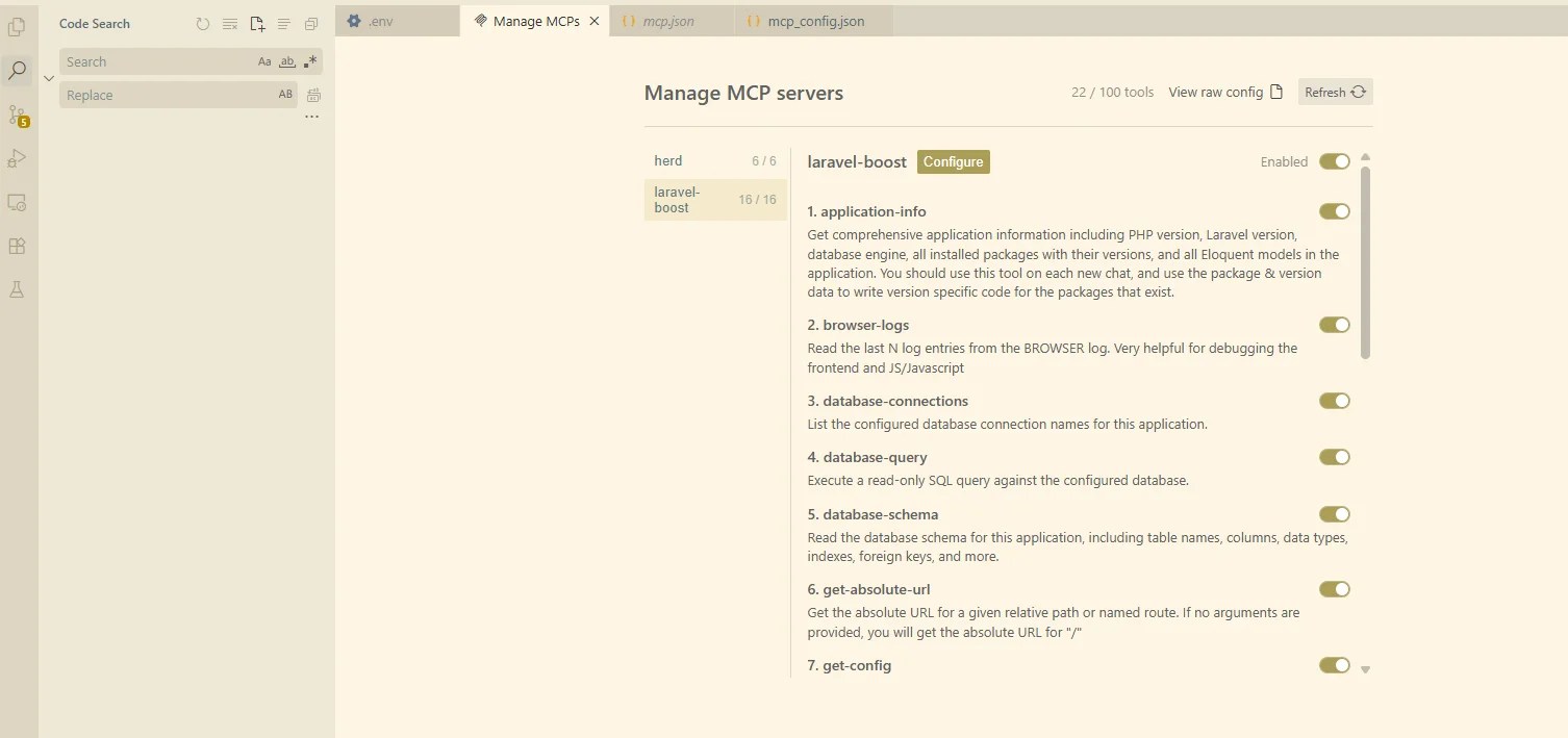 Setting Up Laravel Boost & Herd MCP in Antigravity IDE