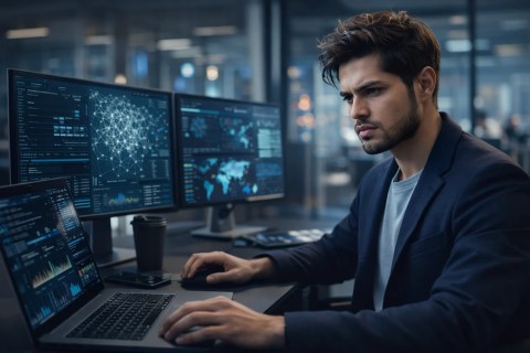 Abu Sayed, Machine Learning engineer freelancer, analyzing big data.