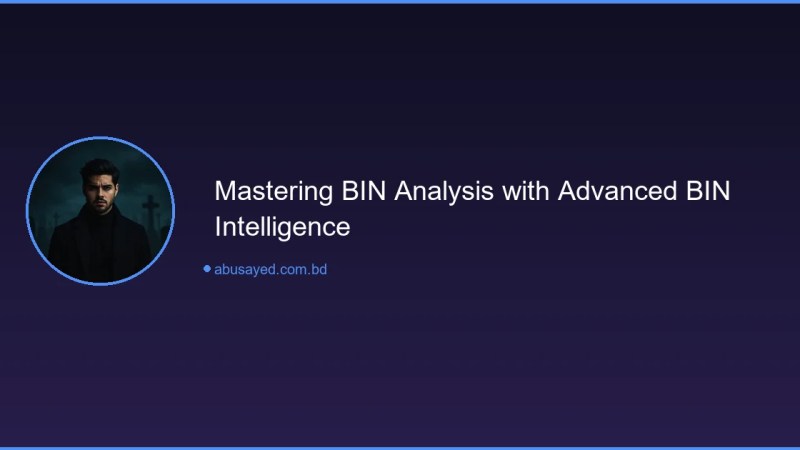Advanced BIN Intelligence & Bulk Analyzer - Free Tool
