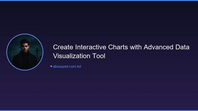 Advanced Data Visualization Chart Maker - Create Charts Online