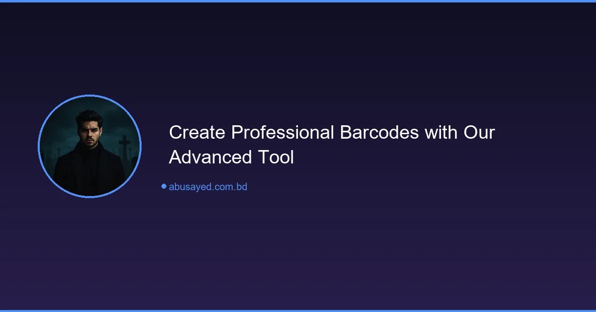 Advanced Barcode Generator - Create Barcodes Free