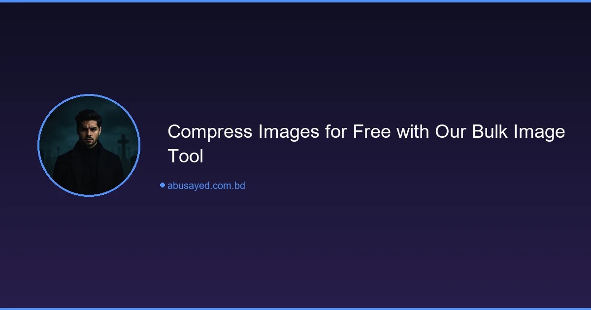 Compress Images for Free with Our Bulk Image Tool