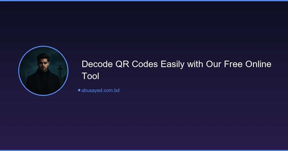 Decode QR Codes Easily with Our Free Online Tool