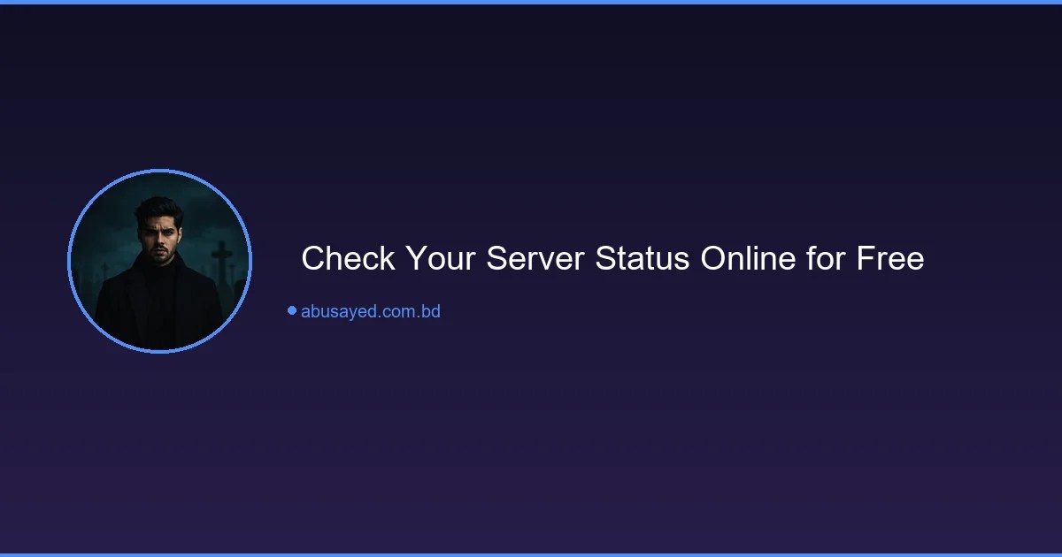 Check Your Server Status Online for Free