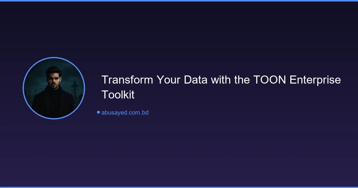 TOON Enterprise & Industry Data Toolkit - Transform Data