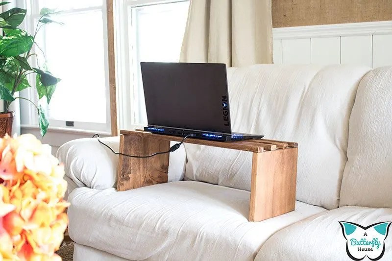 Simple Scrap Wood Diy Laptop Desk A Butterfly House