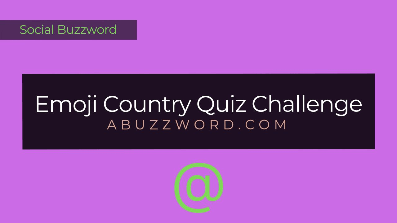 Emoji Country Quiz Challenge