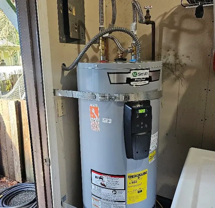 water heater replacement in Shoreline