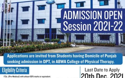 DPT Admissions Open