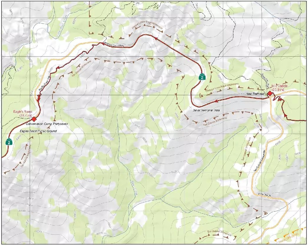 ISLIP SADDLE to EAGLE’S ROOST