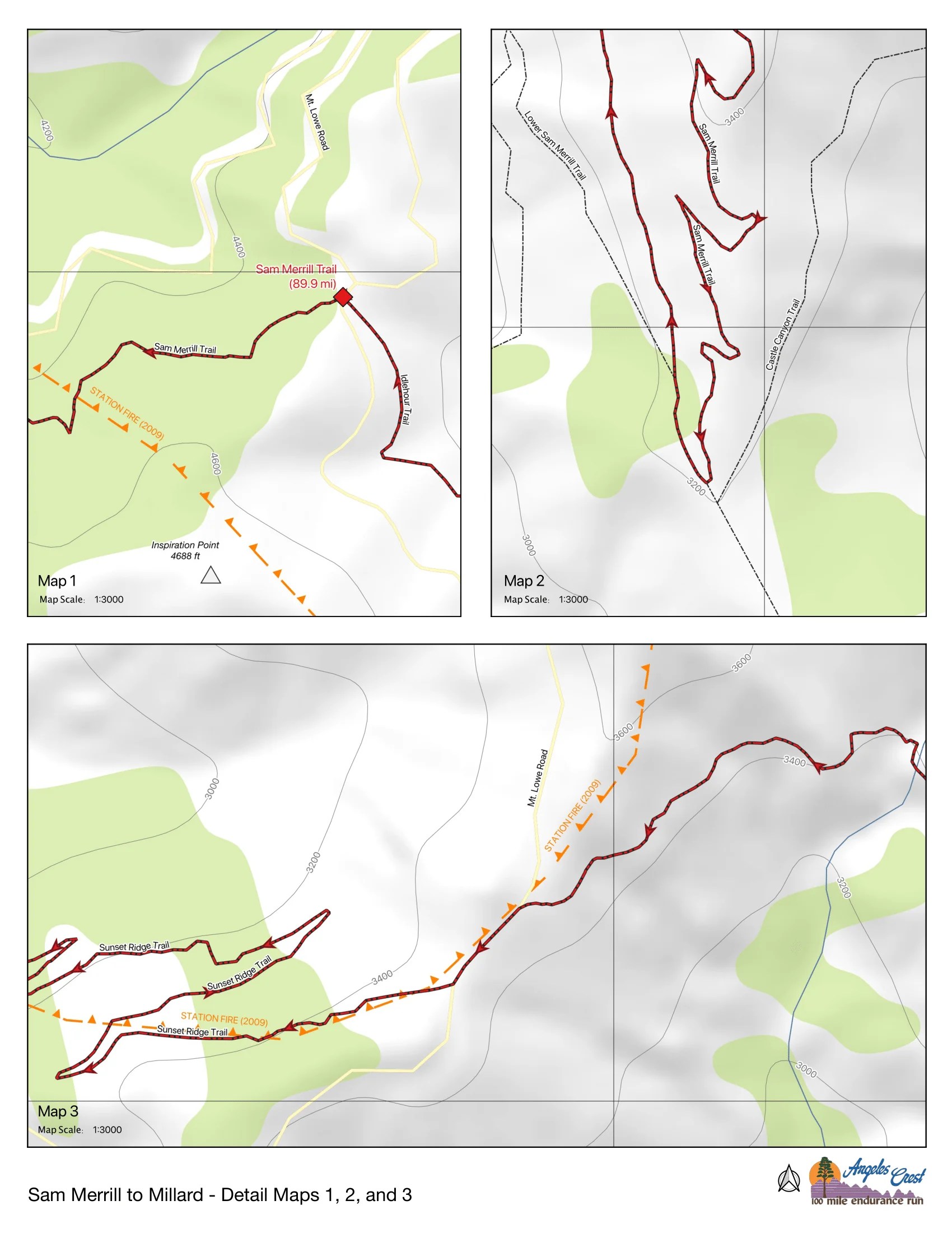 Sam Merrill to Millard - Detail Map 1-3