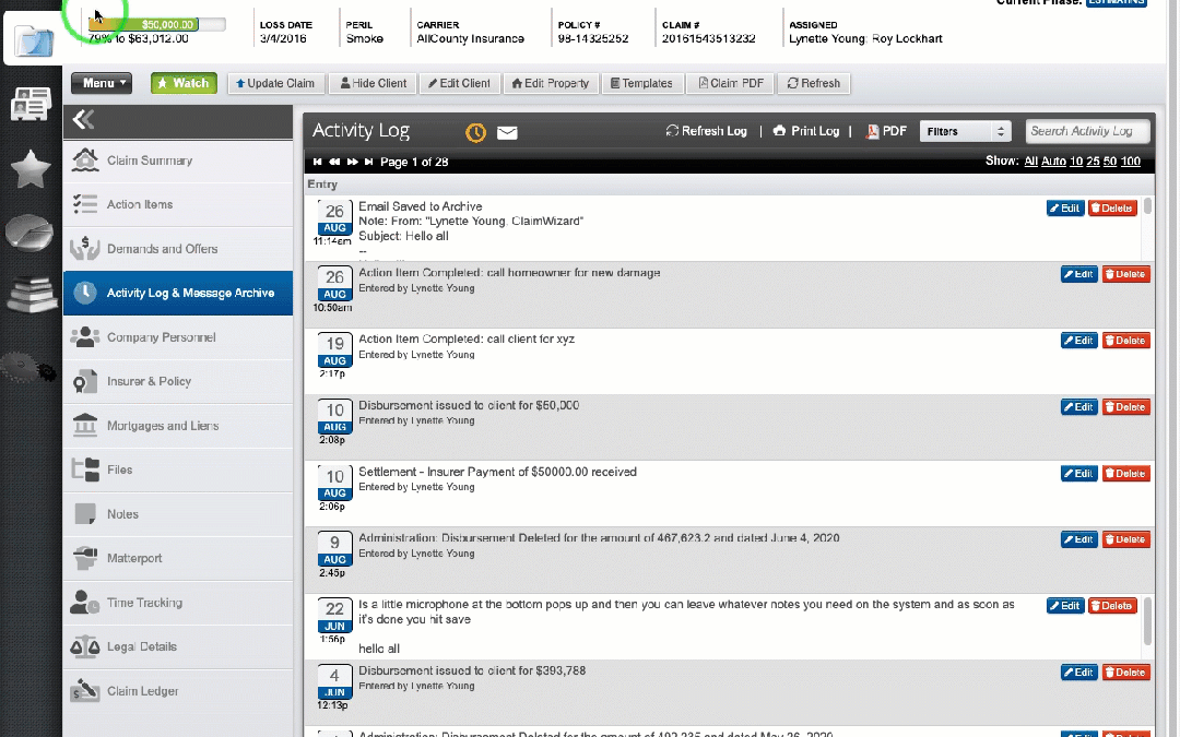 Download Raw EML Files from a Claim