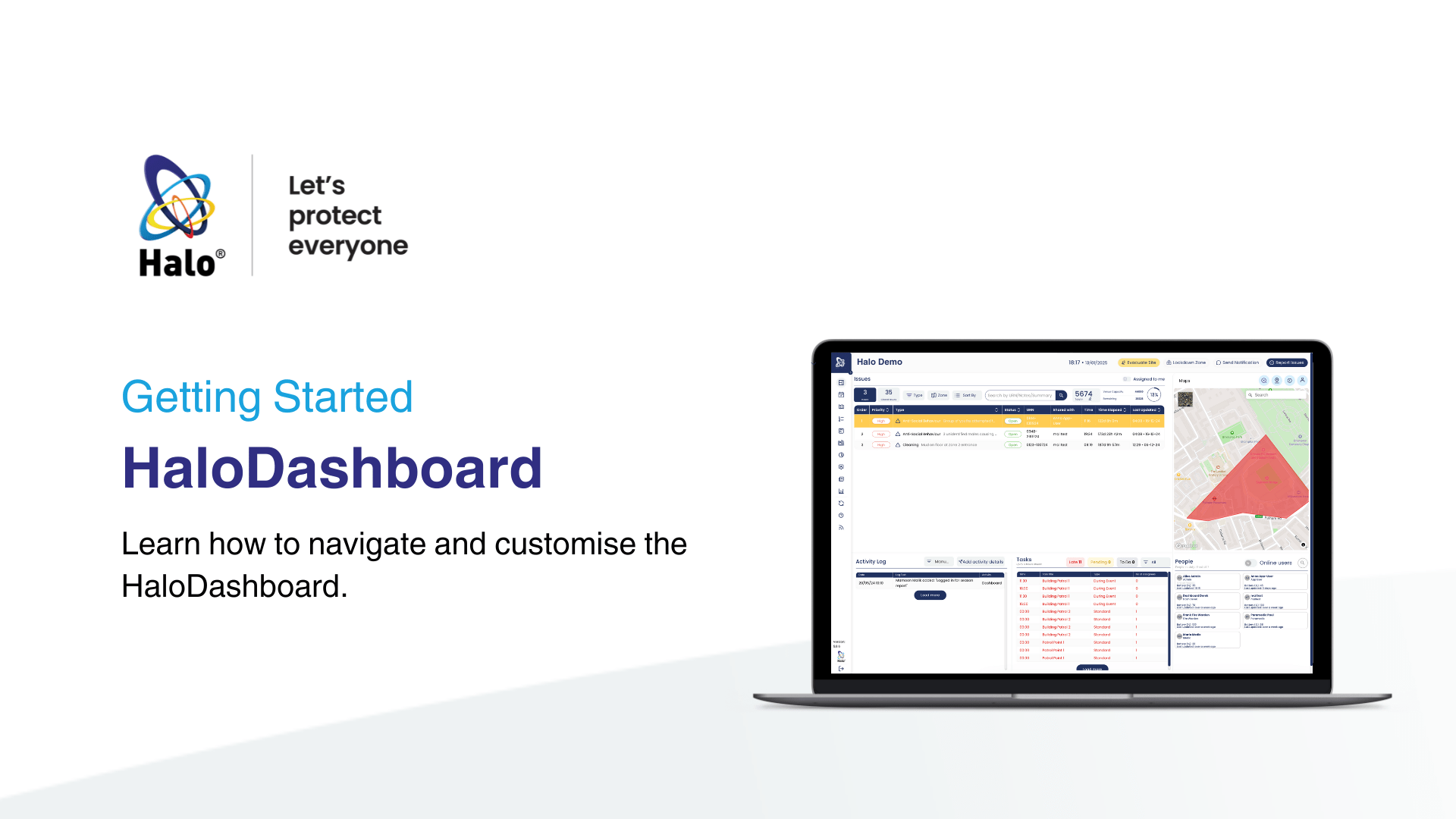 Halo Dashboard - High Quality Colorful Design - 8K