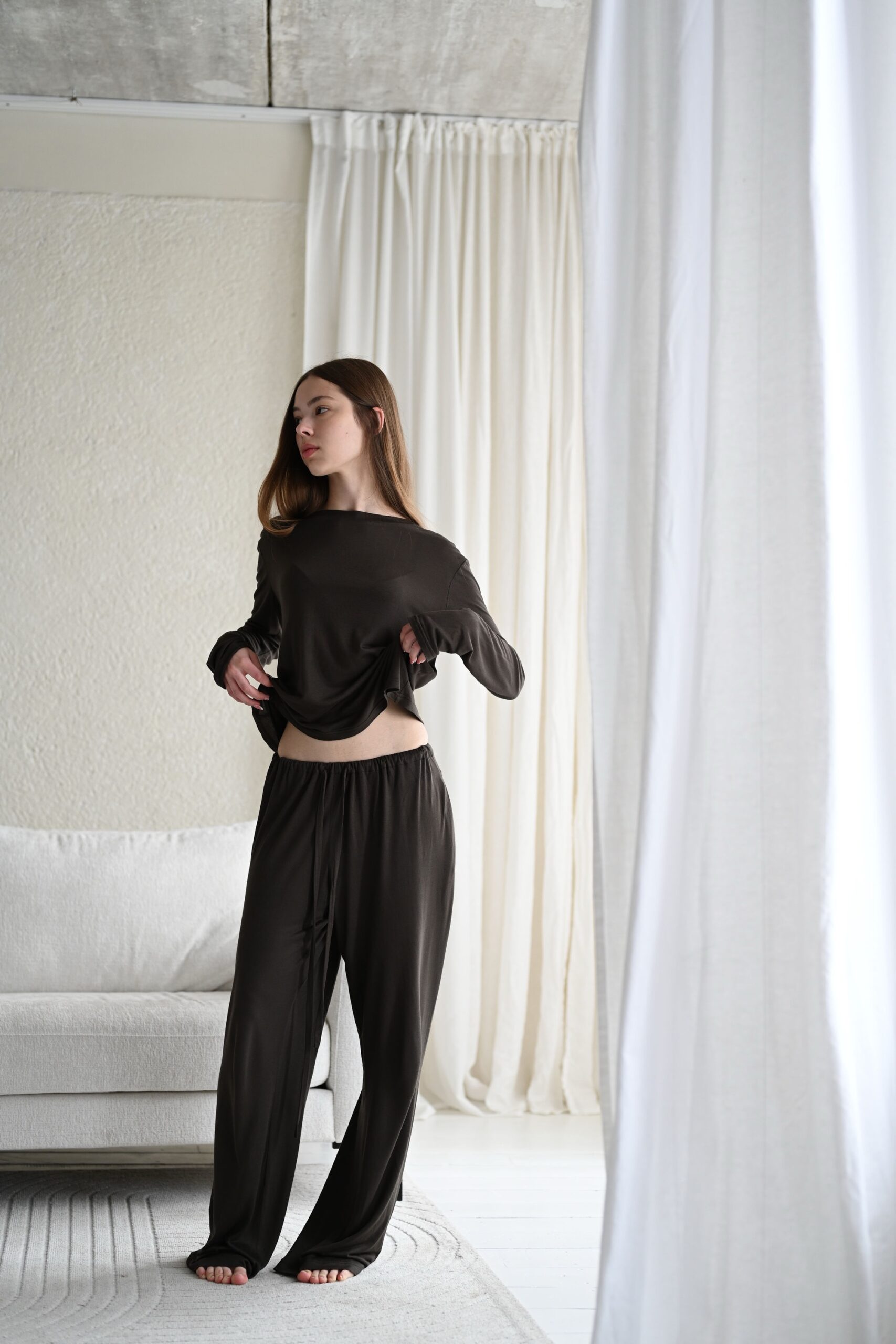 Signature Viscose Wide Leg Trouser