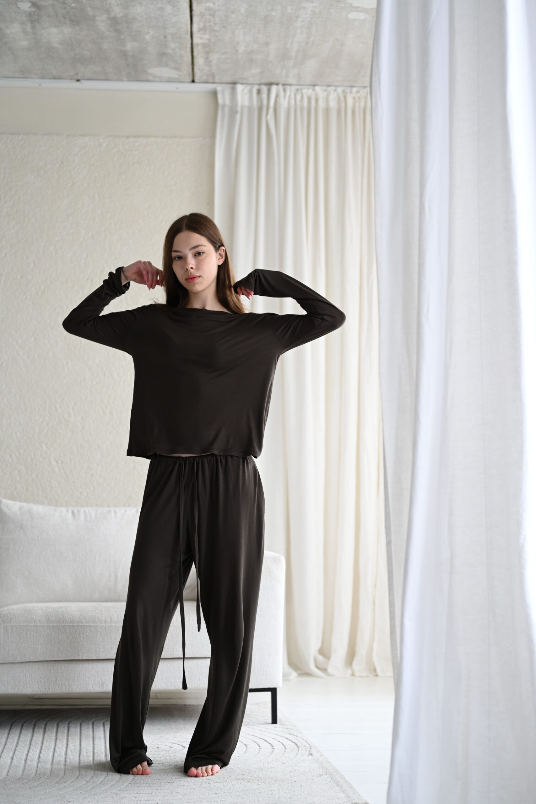 Signature Viscose Wide Leg Trouser