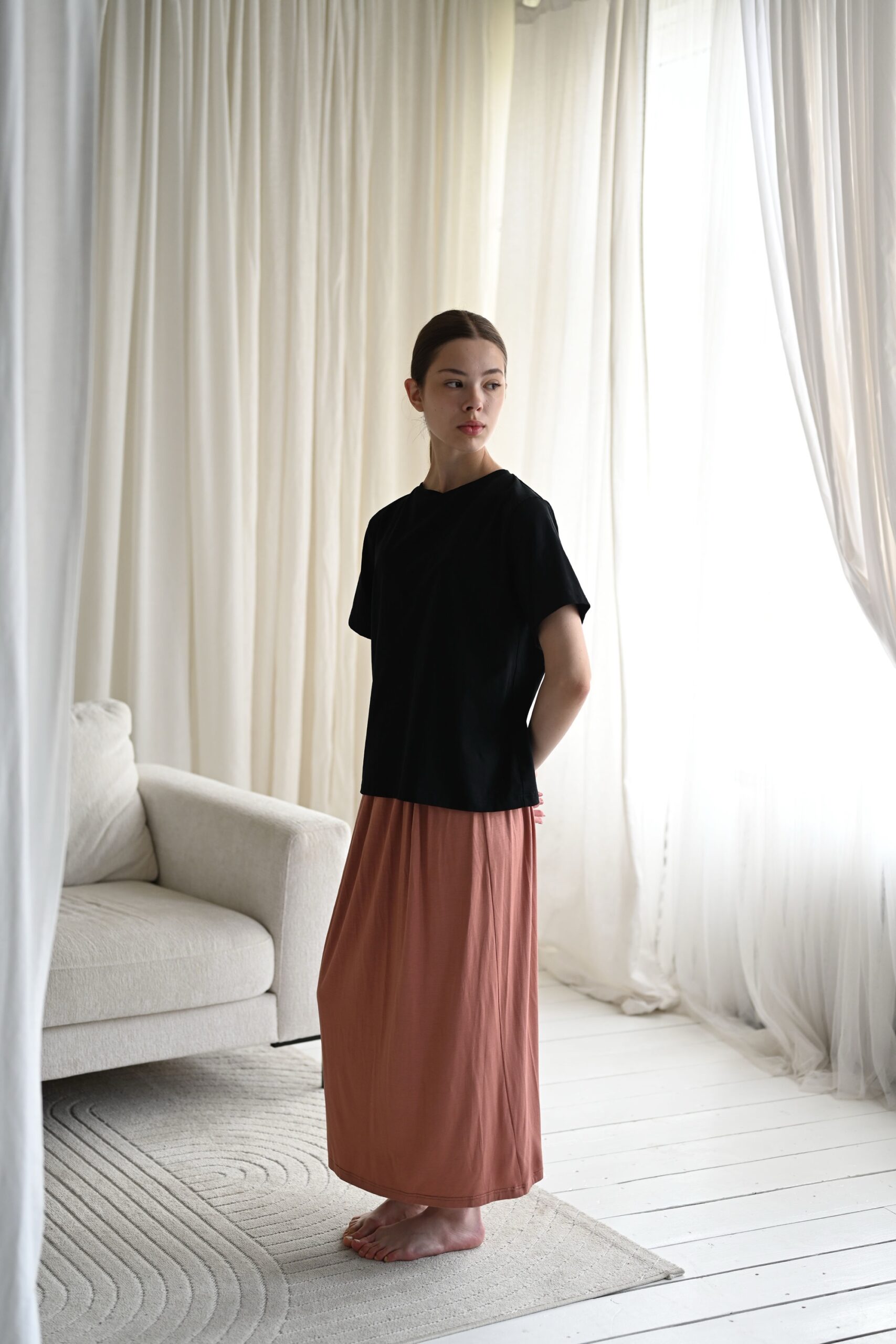 Viscose Lounge Skirt
