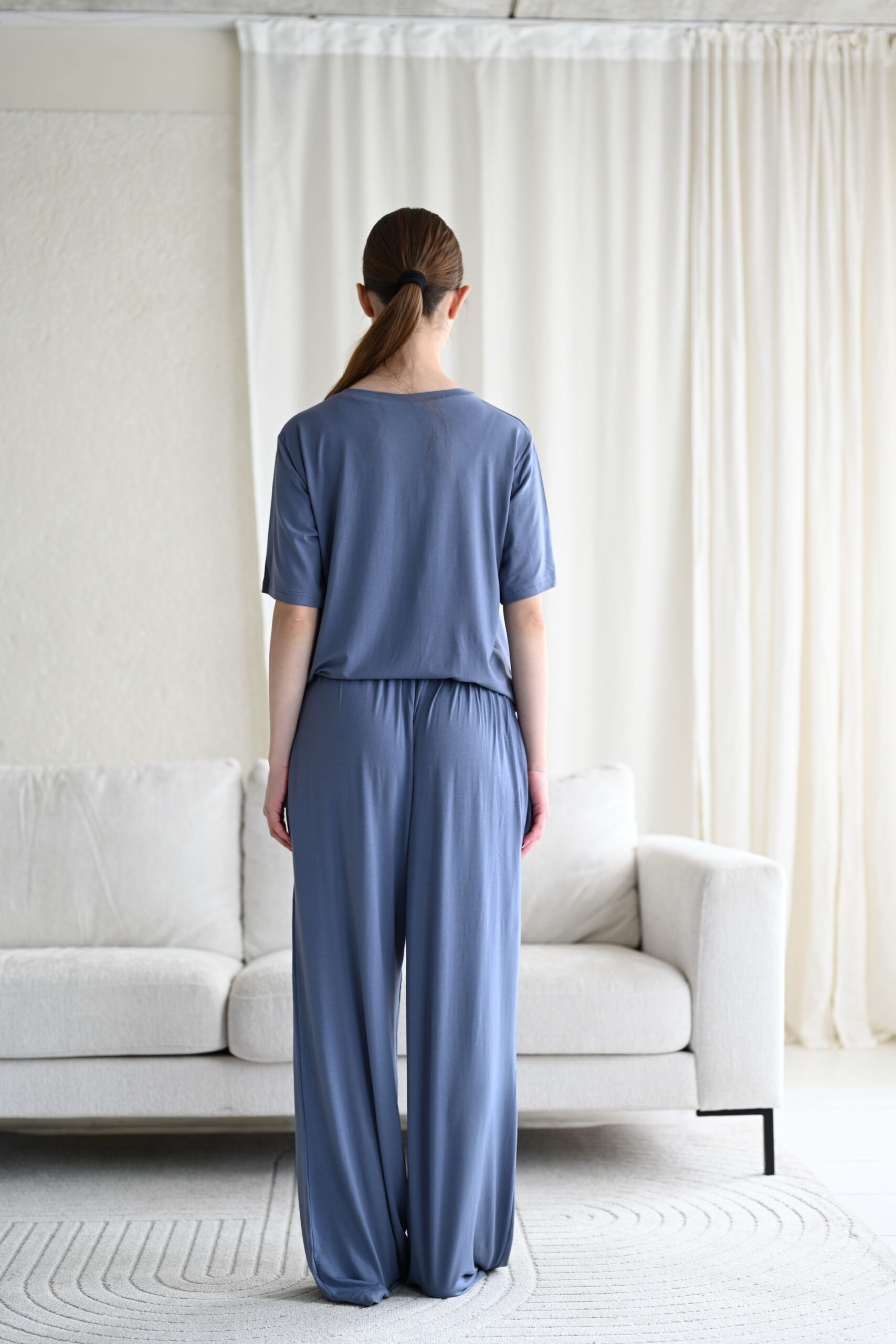 Signature Viscose Wide Leg Trouser