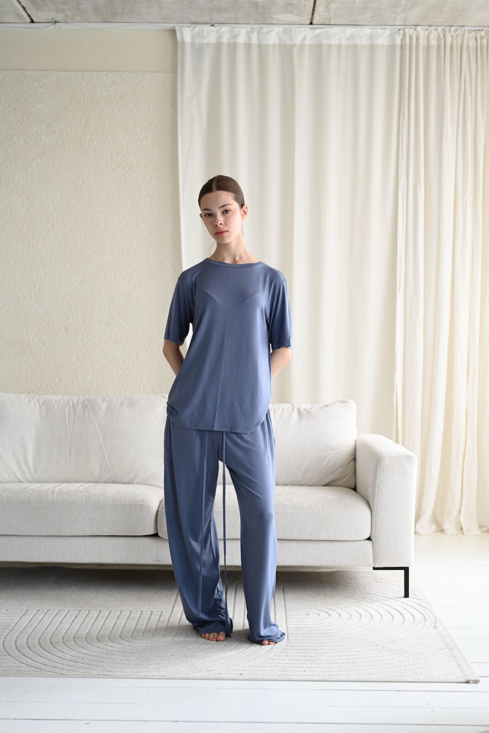 Signature Viscose Wide Leg Trouser