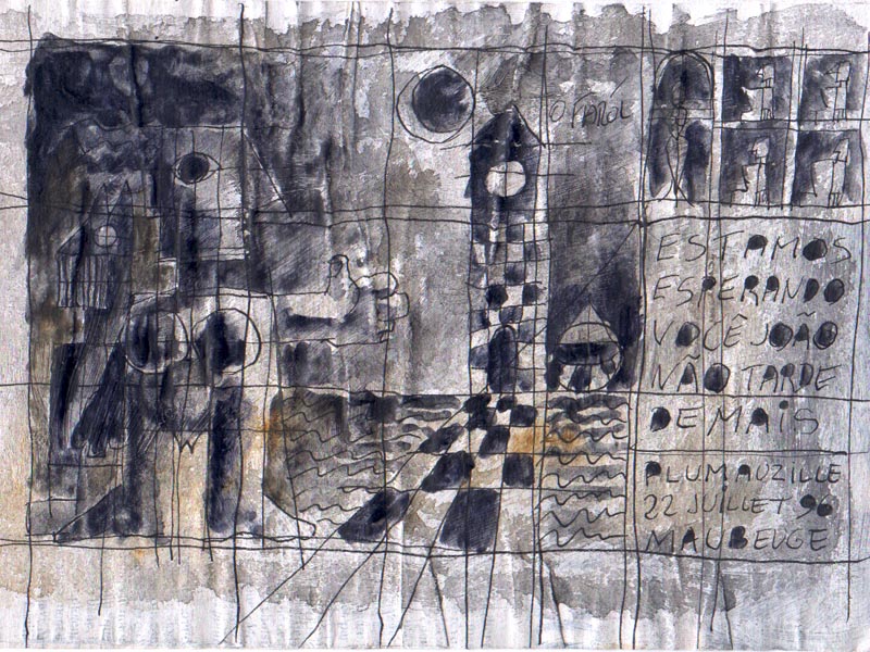 encre et acrylique sur papier