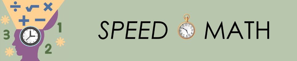 Speed-Math-Banner