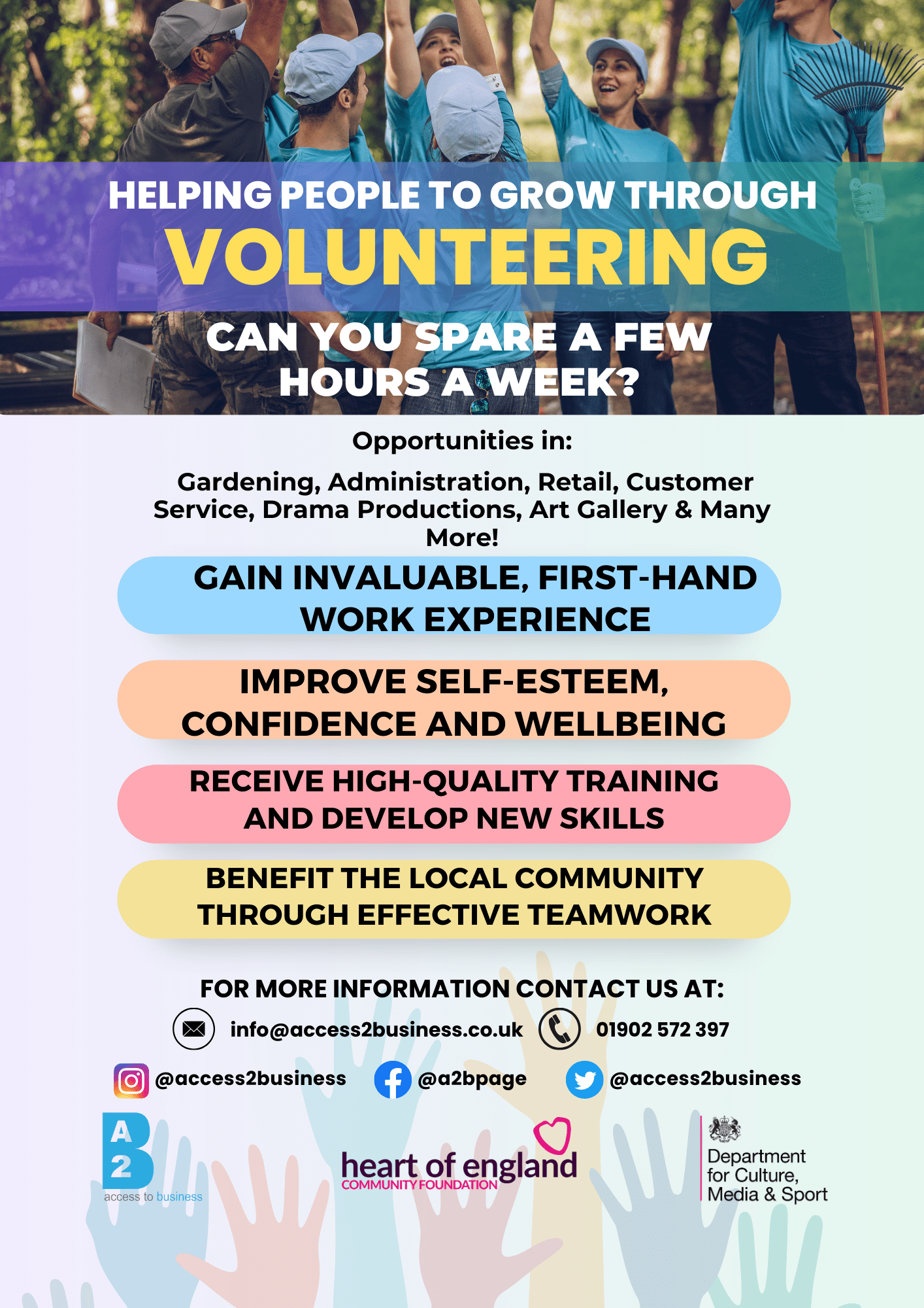 Volunteering Project Leaflet