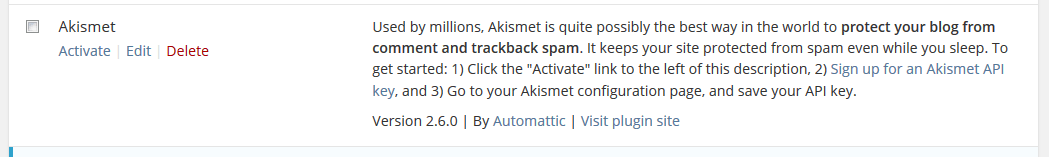 wordpress - plugin deactivated