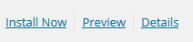 wordpress theme install options