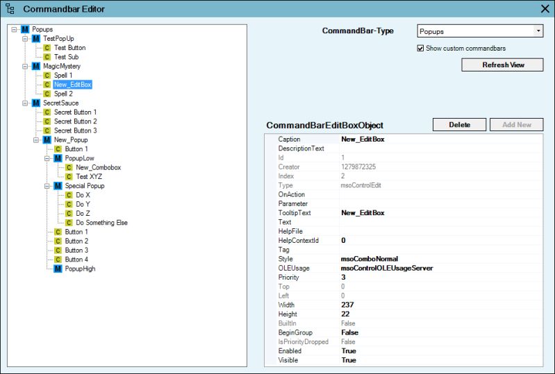 Command Bar Edit Control Showcase - Landscape Images - Perfect HD Collection