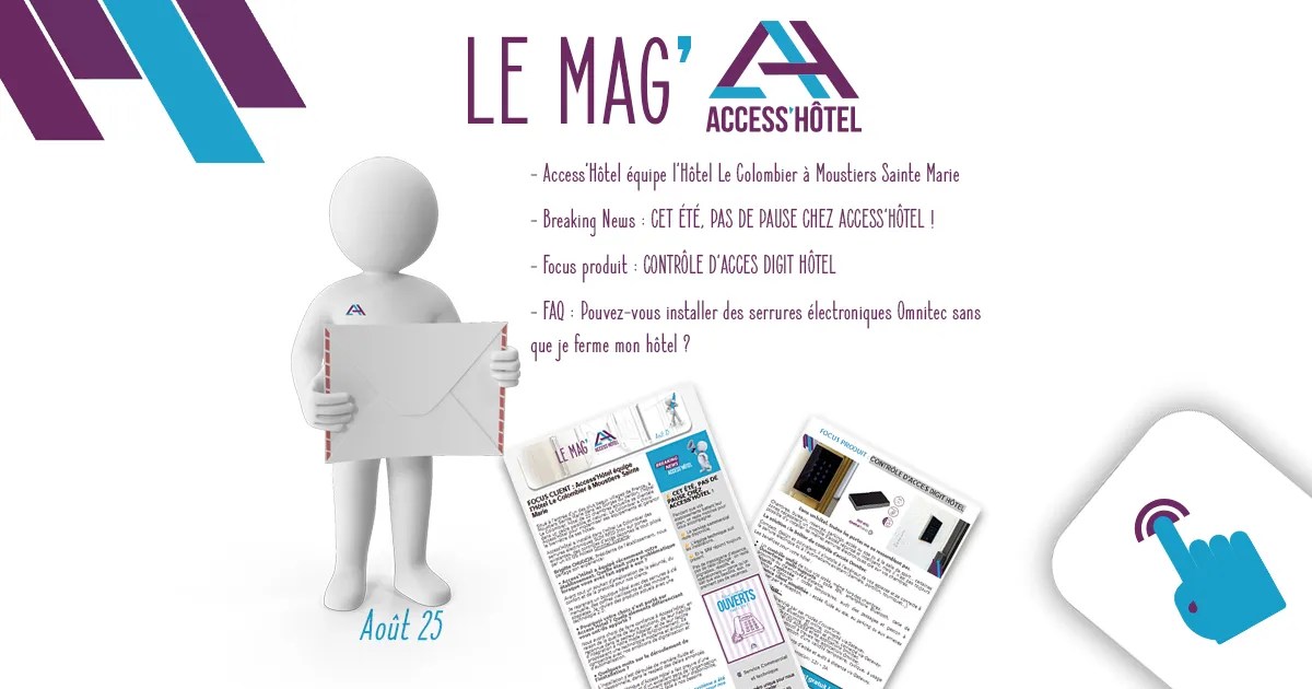 Access'Hôtel Newsletter AH Août 25