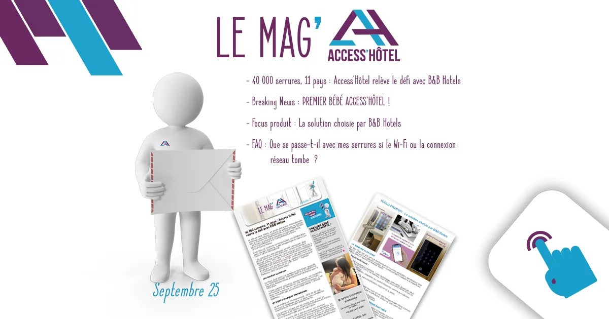 Le Mag Access’Hôtel – Tendances et équipements – Septembre 2025