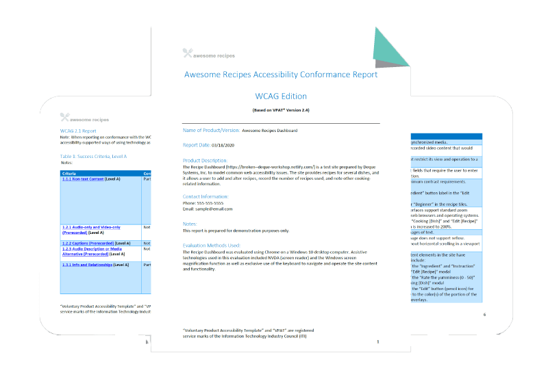 Ppt Vpat Accessibility Conformance Report Documenting Accessibility - Download Modern Sunset Illustration | Mobile