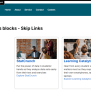 Bypass Blocks - Skip Links | Developer's Reference Library | Accessible ...