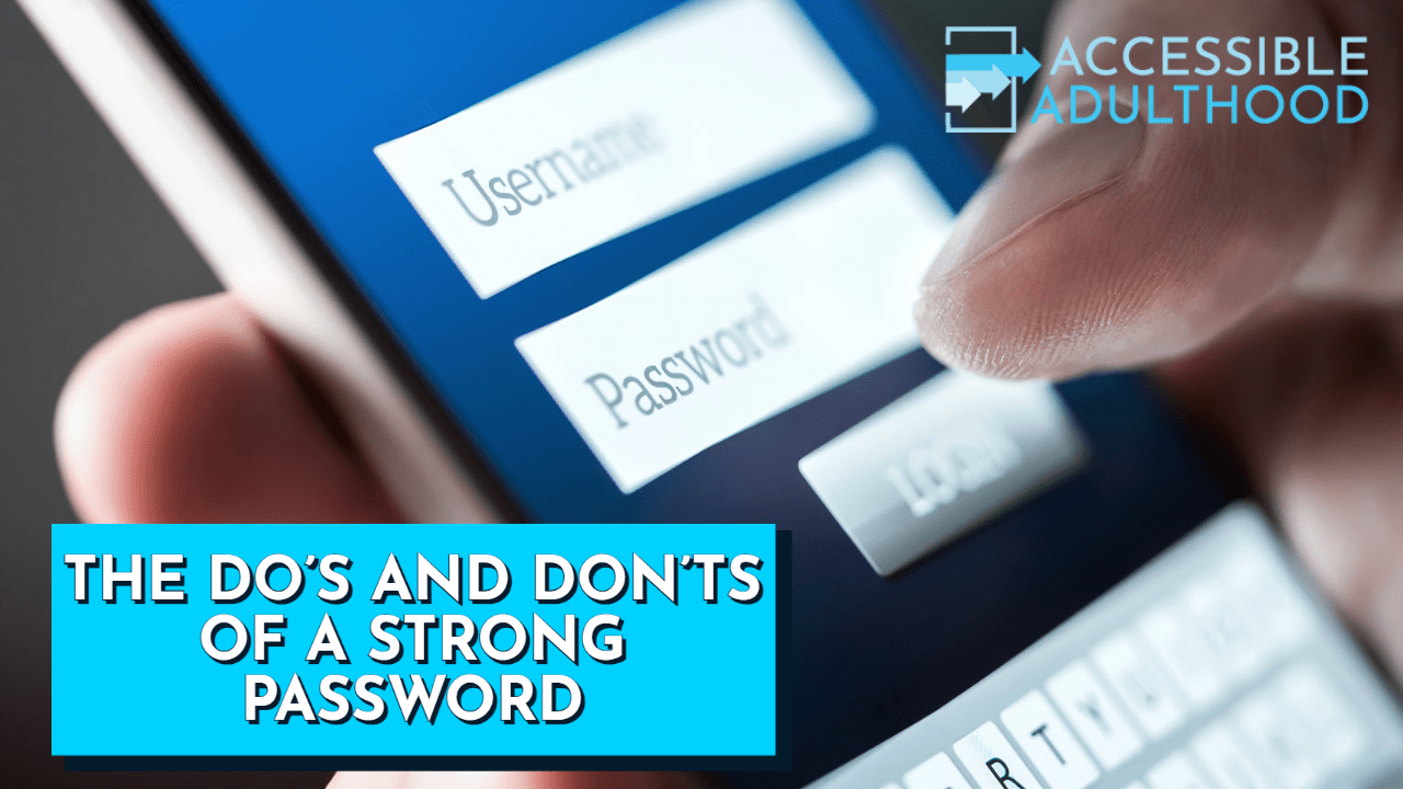 How to teach strong password habits