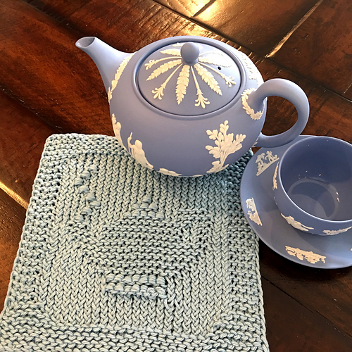 Teatime Washcloth by Renee Van Hoy