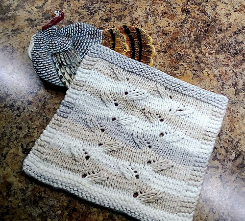 Ears of Corn Dishcloth by Freda Davenport